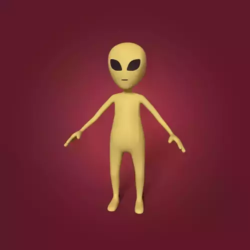 Cartoon Alien