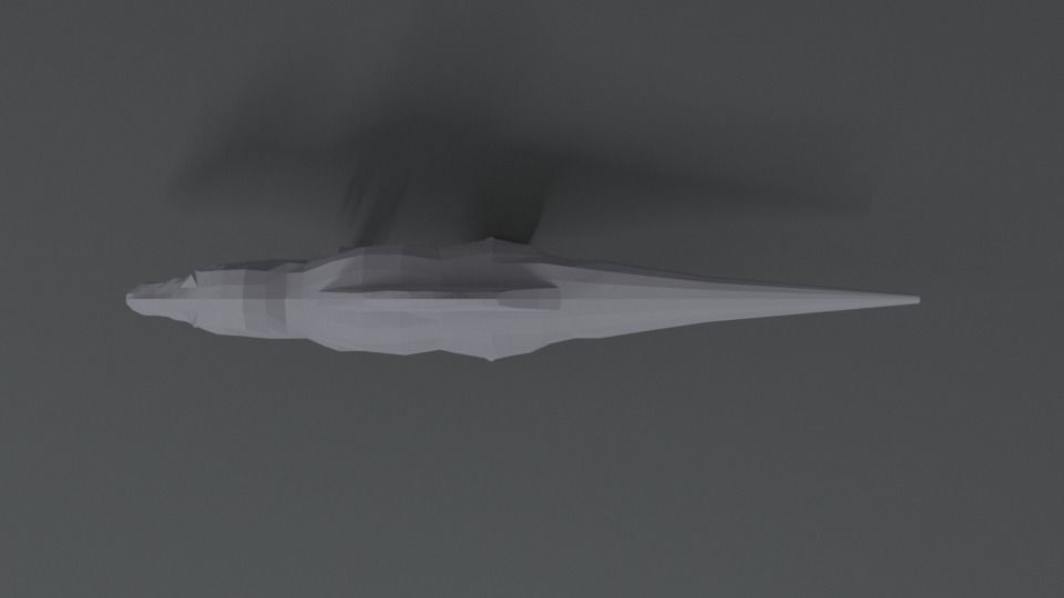 Low Poly Cartoon Spinosaurus Dinosaur Low-poly 3D model_8