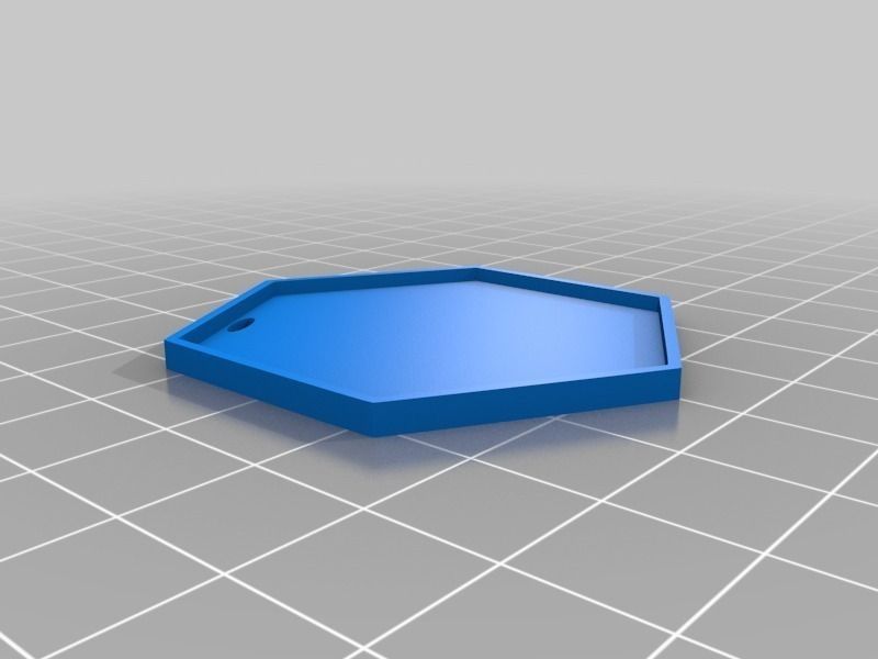 HexKeep keychain Free 3D print model_4