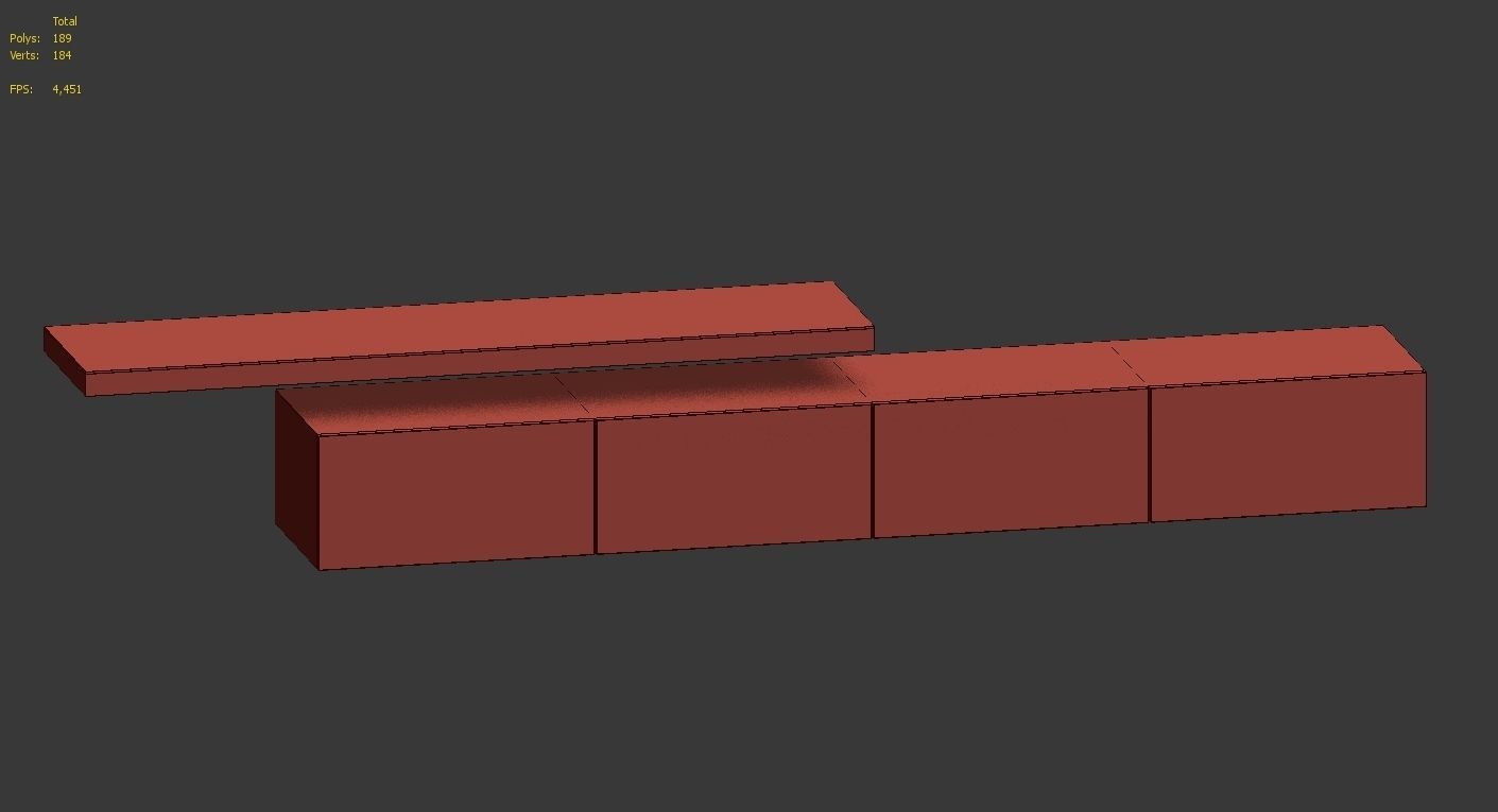 TV Stand by Deni Art 3D model_4