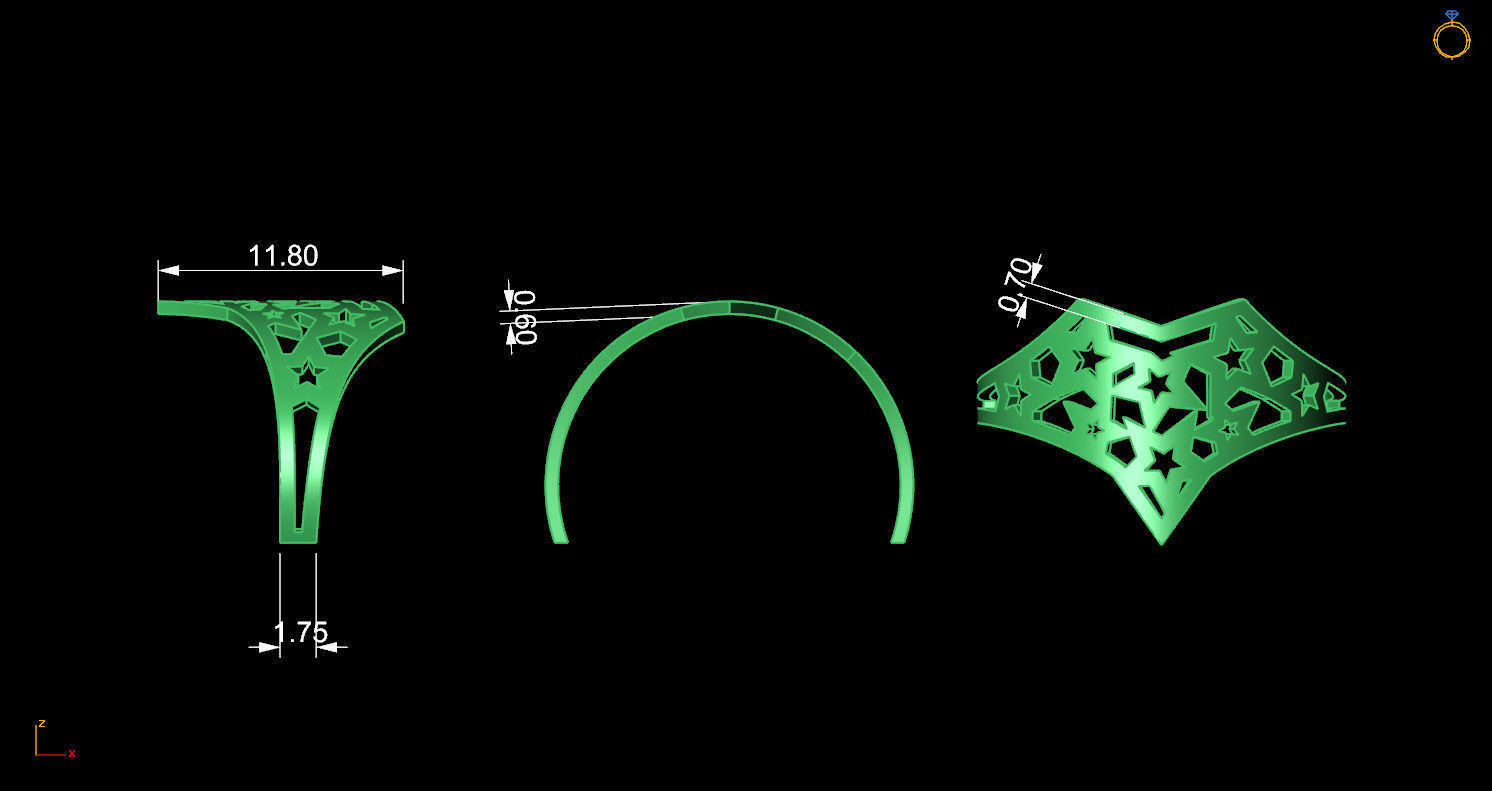 Ring STAR 3D print model_16