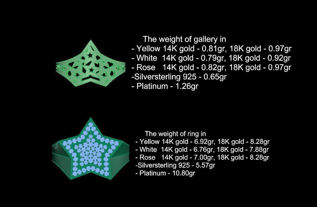 Ring STAR 3D print model_17