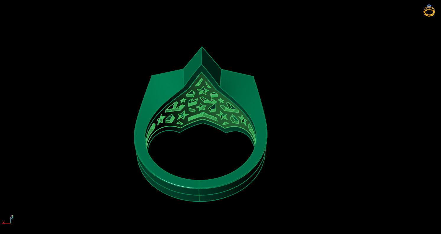 Ring STAR 3D print model_9