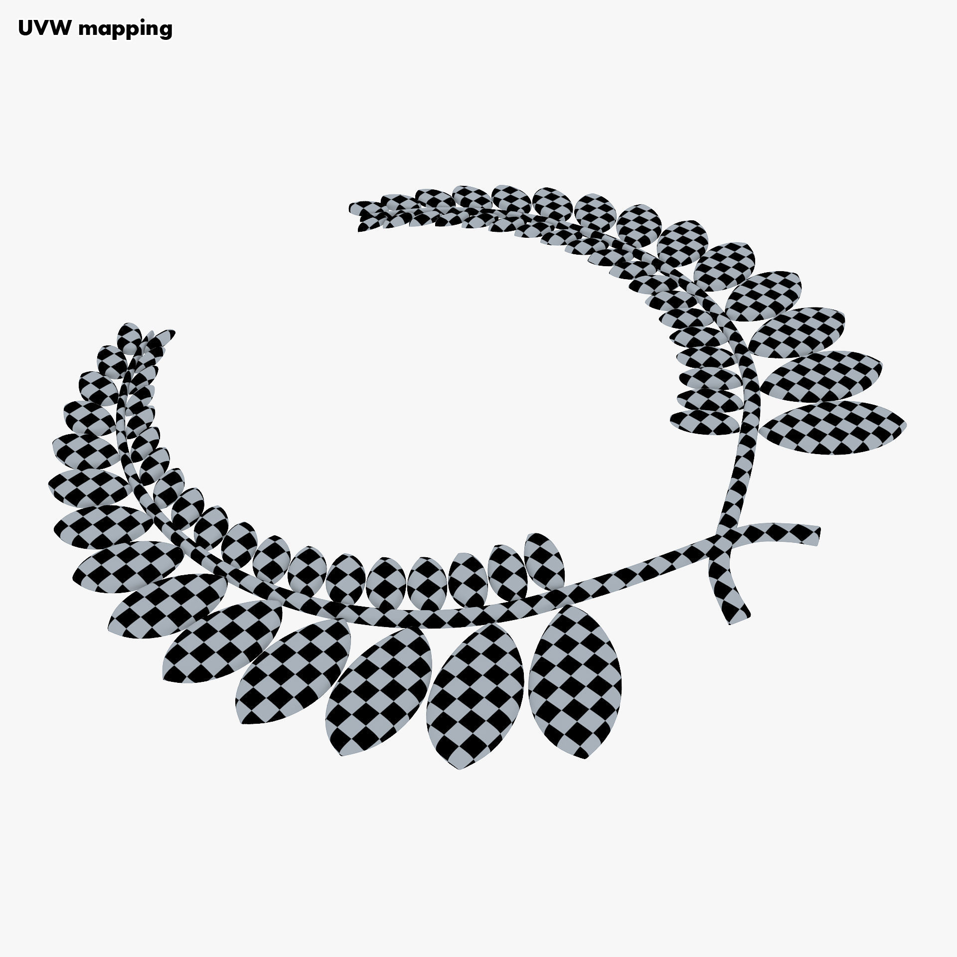 Wreath Emblem Gold v 1 3D model_22