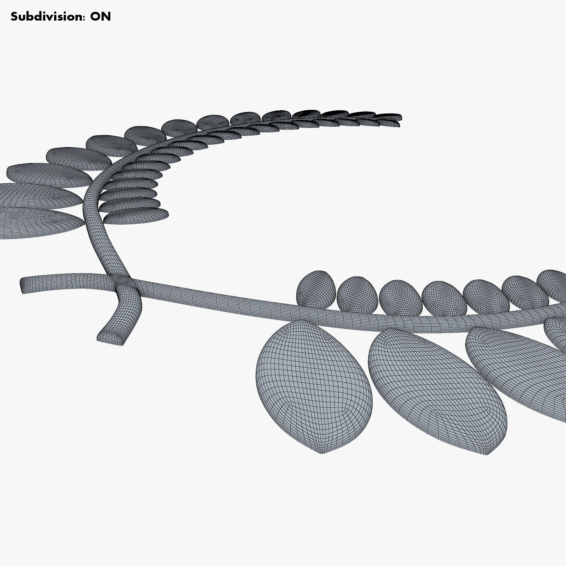 Wreath Emblem Gold v 1 3D model_15