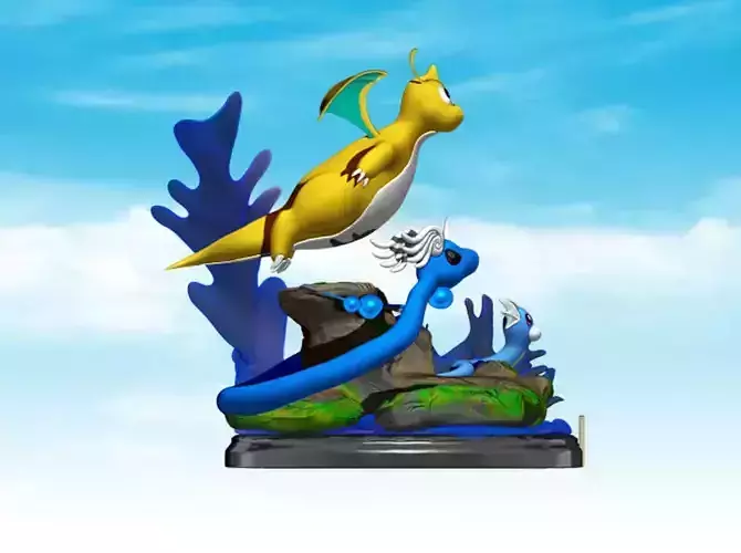 DIORAMA POKeMON DEVELOPMENTS IN DRAGONITE