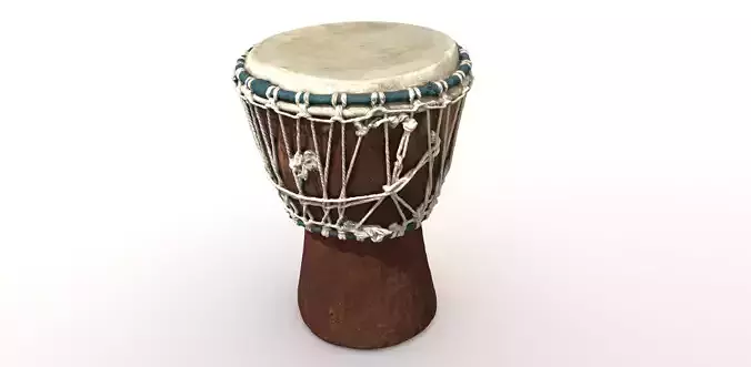Handmade african drum