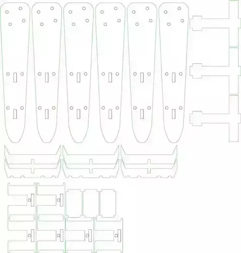 Y6 Hexacopter Free 3D print model