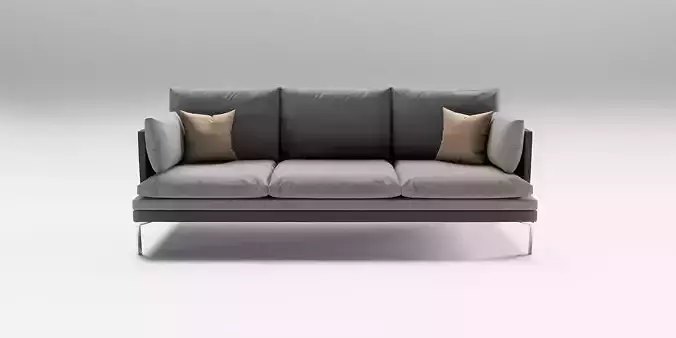 Sofa 3D-Model Willi