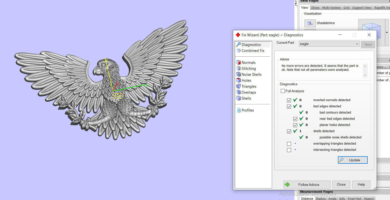 Eagle Coat of arms of USA 3D print model 3D print model_6