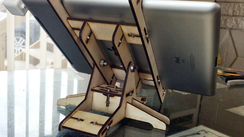 iPad 2 Register Point of Sale Stand Free 3D print model_1