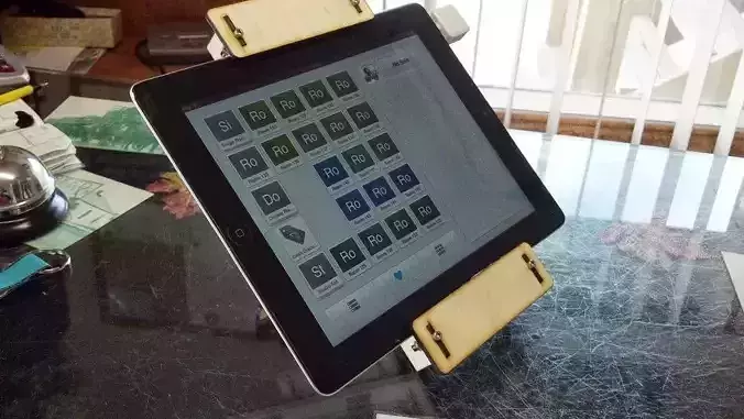 iPad 2 Register Point of Sale Stand Free 3D print model