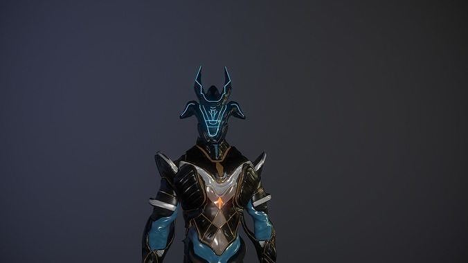 Warframe Anifa Low-poly 3D model