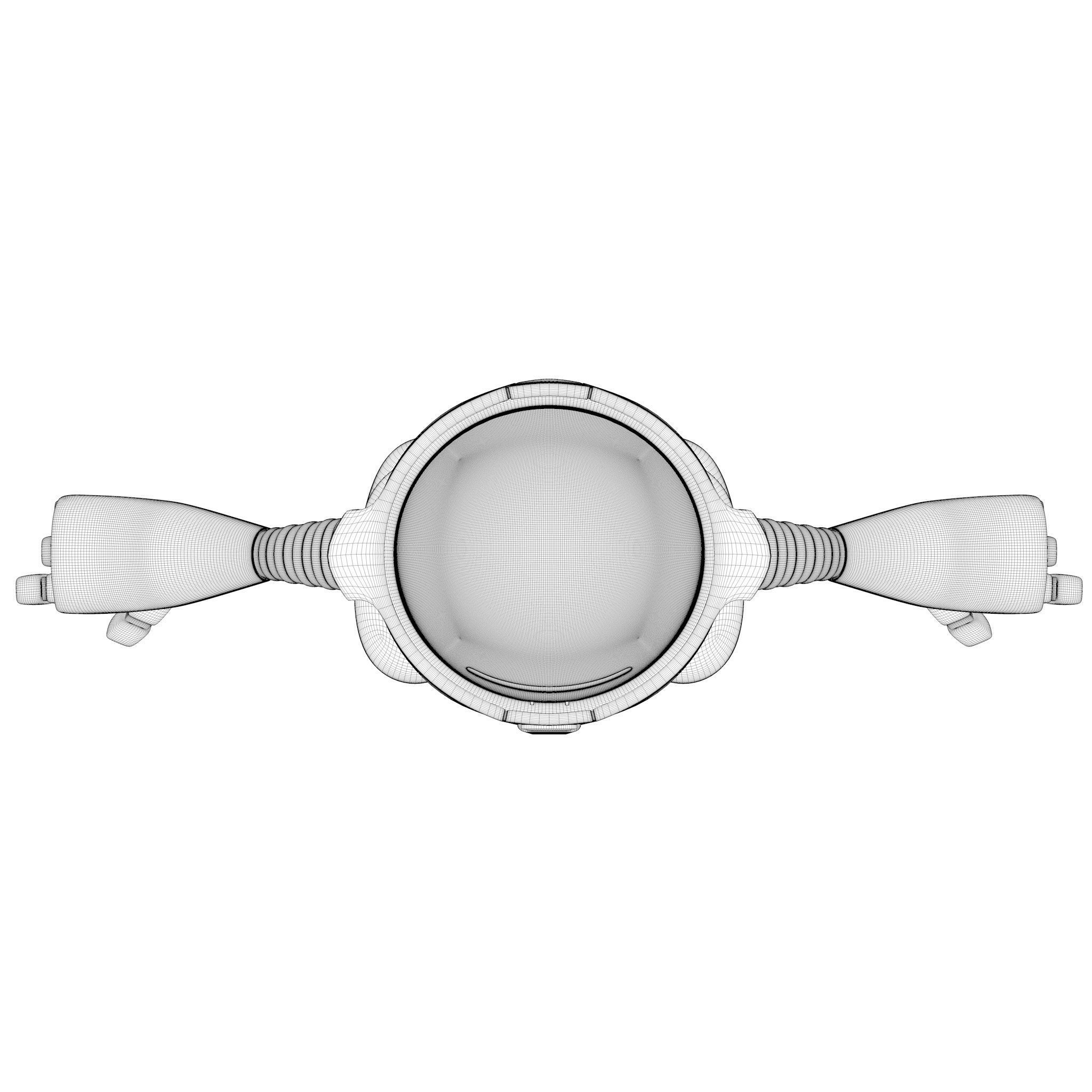 Chubby Robot Low-poly 3D model_34