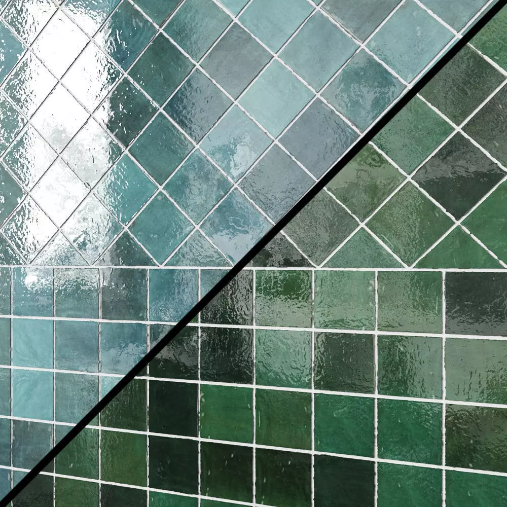 Portmore 4x4 Glazed Ceramic Tile 3D model