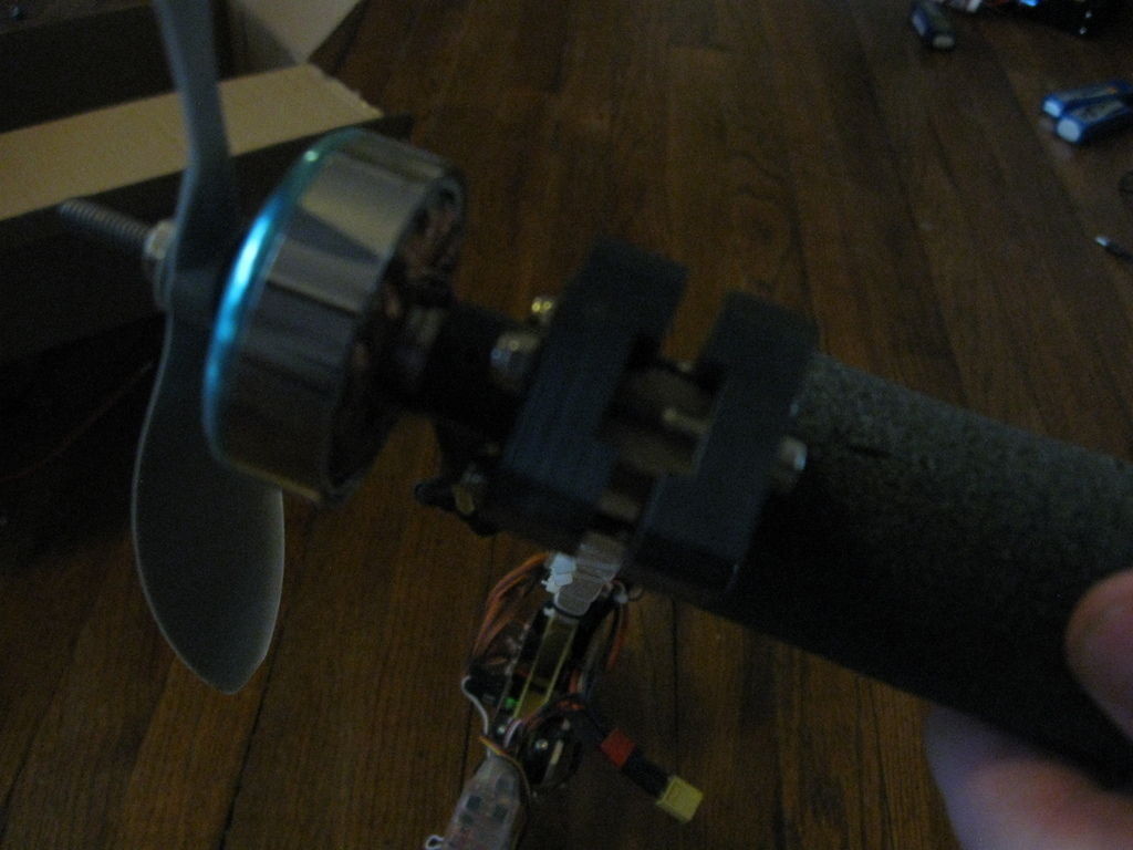 Tricopter block with two holes Free 3D print model_8