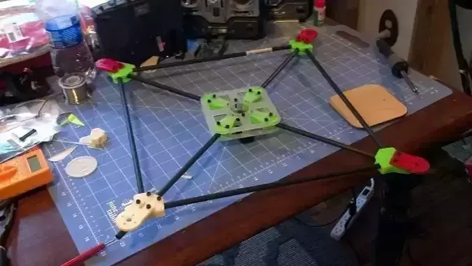 Carbon Fiber Arducopter Quadcopter Frame Free 3D print model