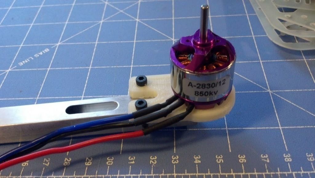 Arducopter motor mount for A 2830 12 motor Free 3D print model_3