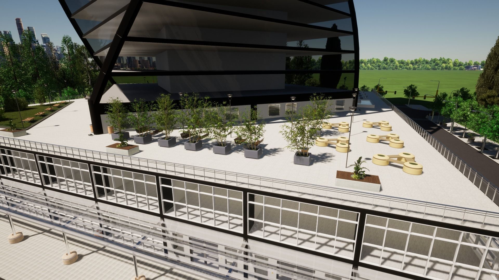 Residential and commercial building Stanczyk 3D model_8