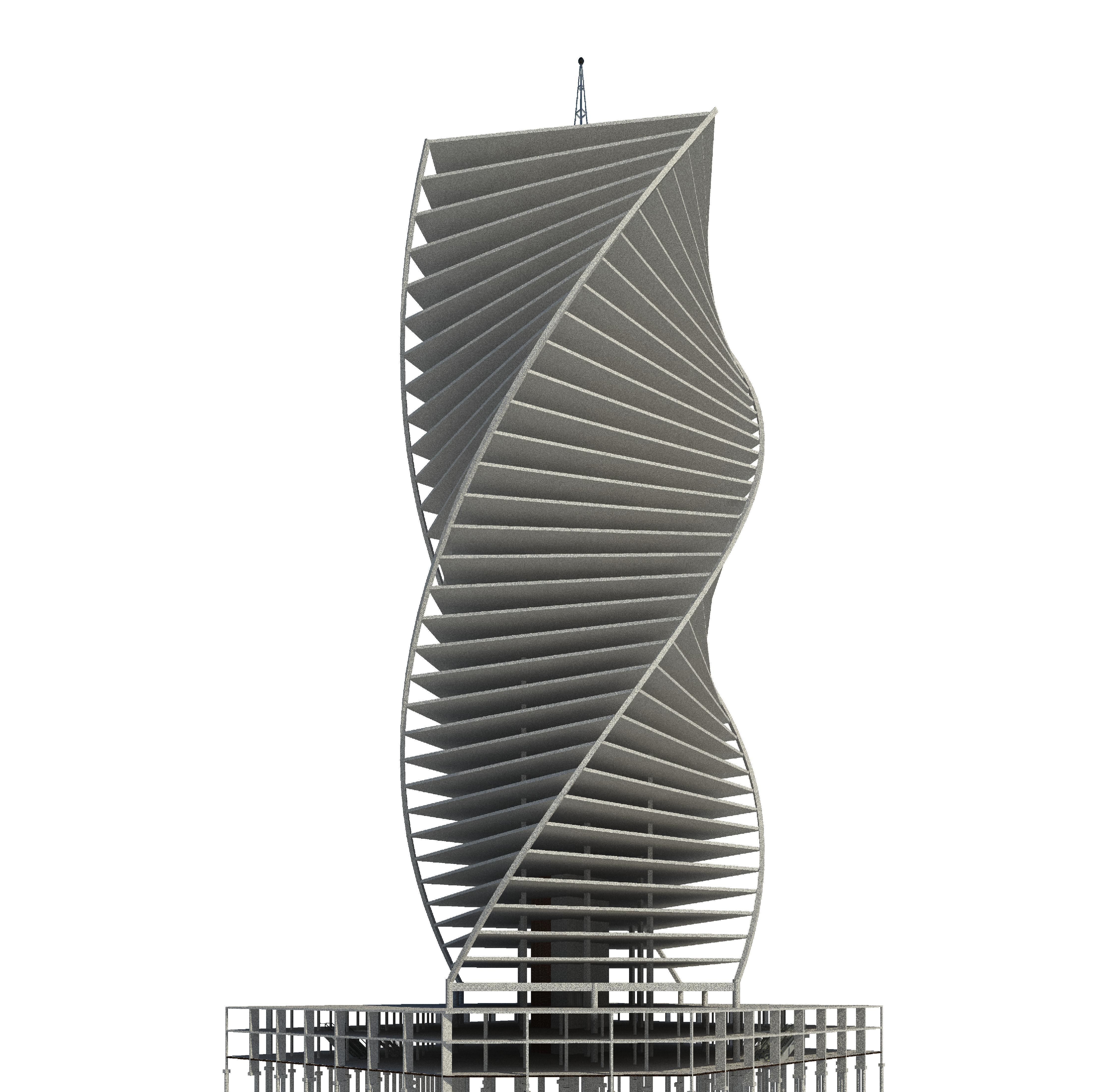 Residential and commercial building Stanczyk 3D model_18