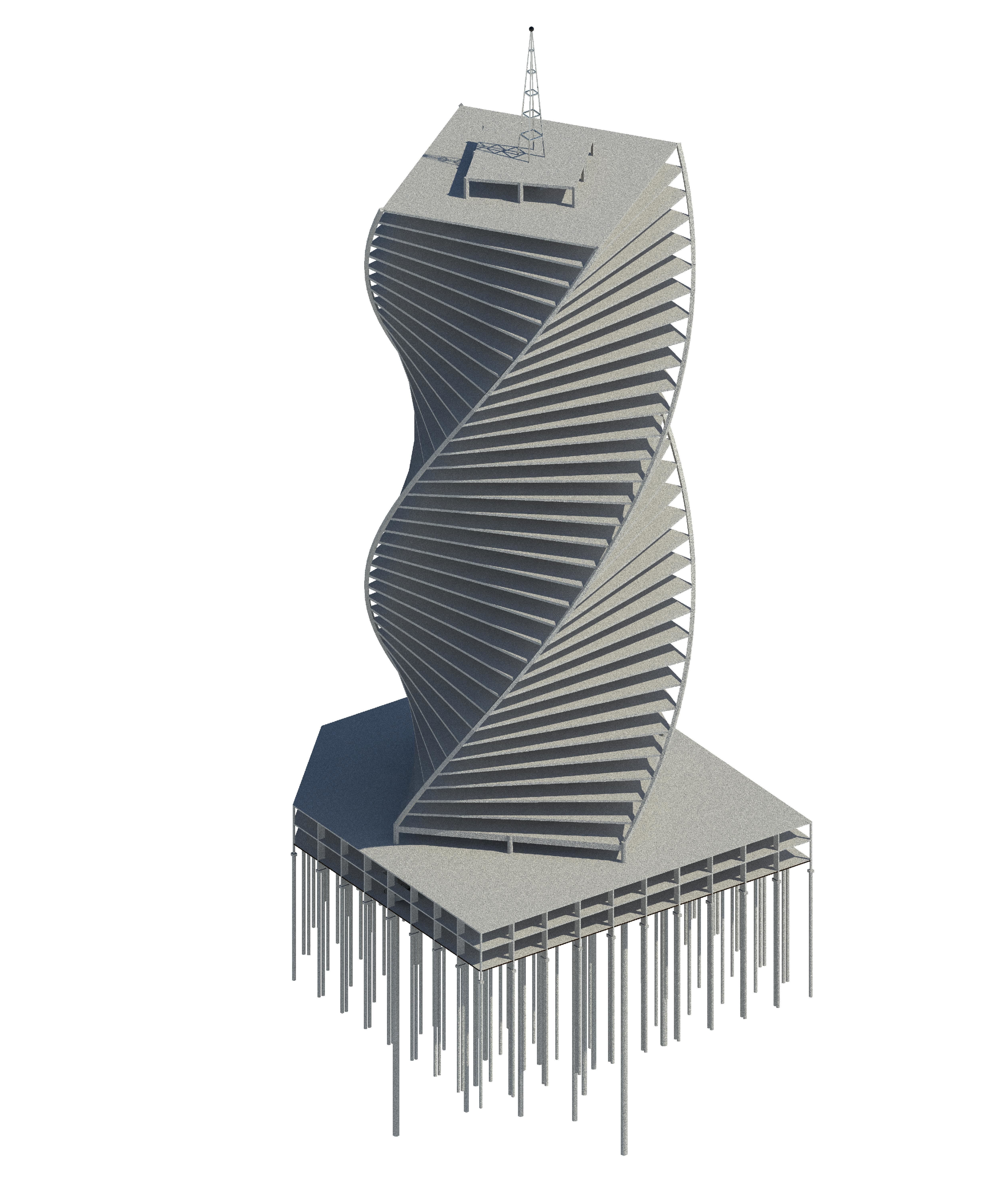 Residential and commercial building Stanczyk 3D model_11