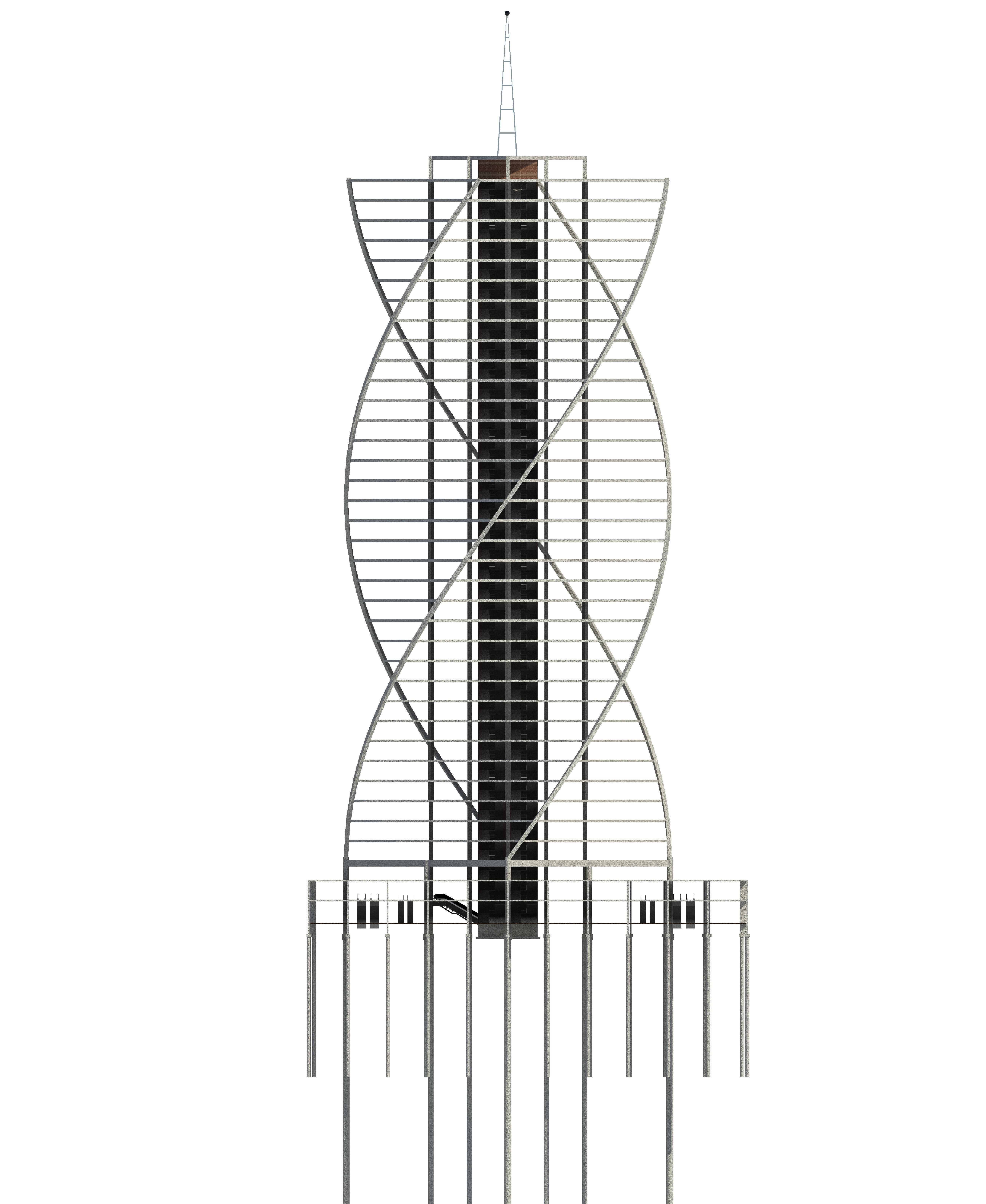 Residential and commercial building Stanczyk 3D model_16