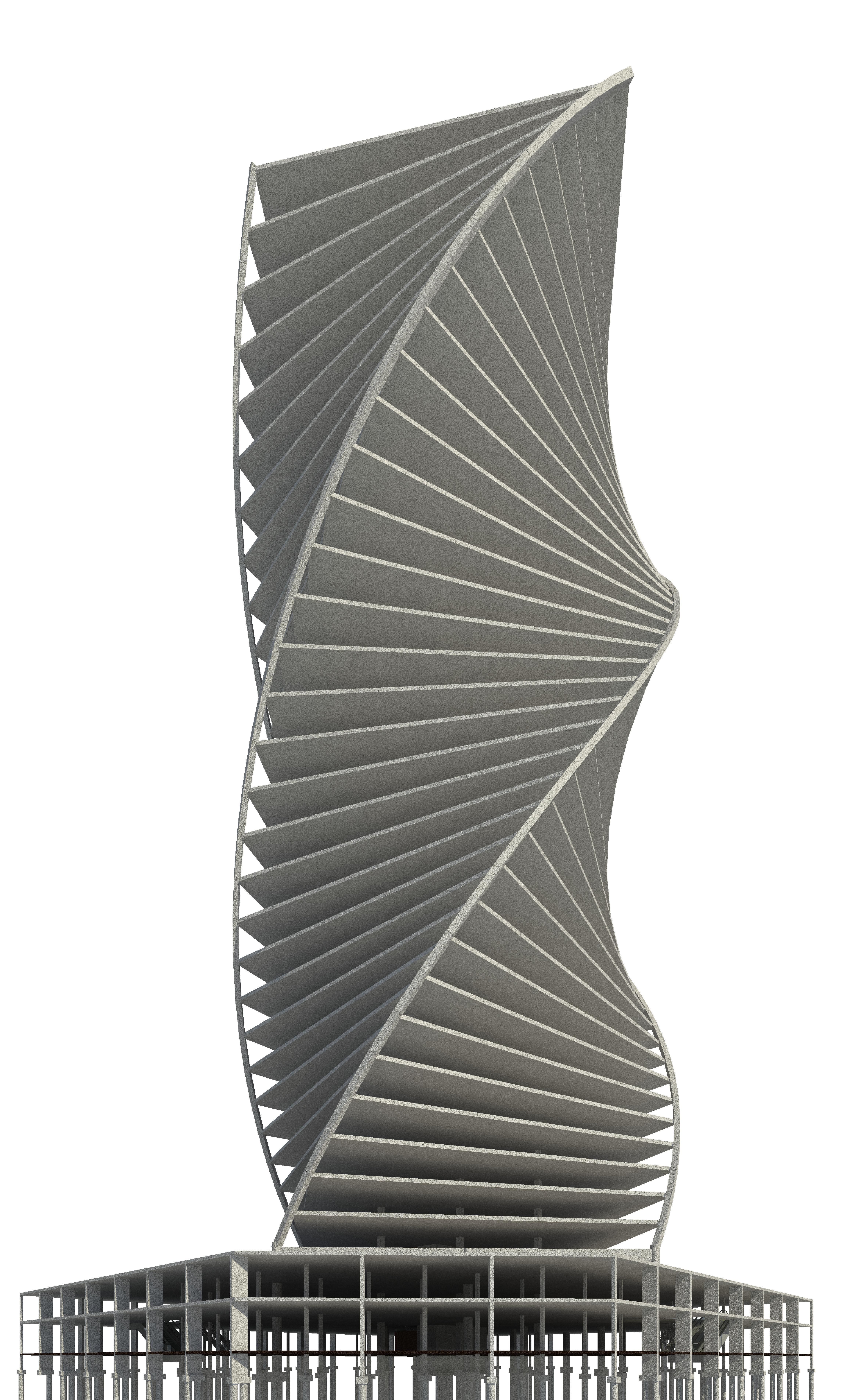 Residential and commercial building Stanczyk 3D model_14