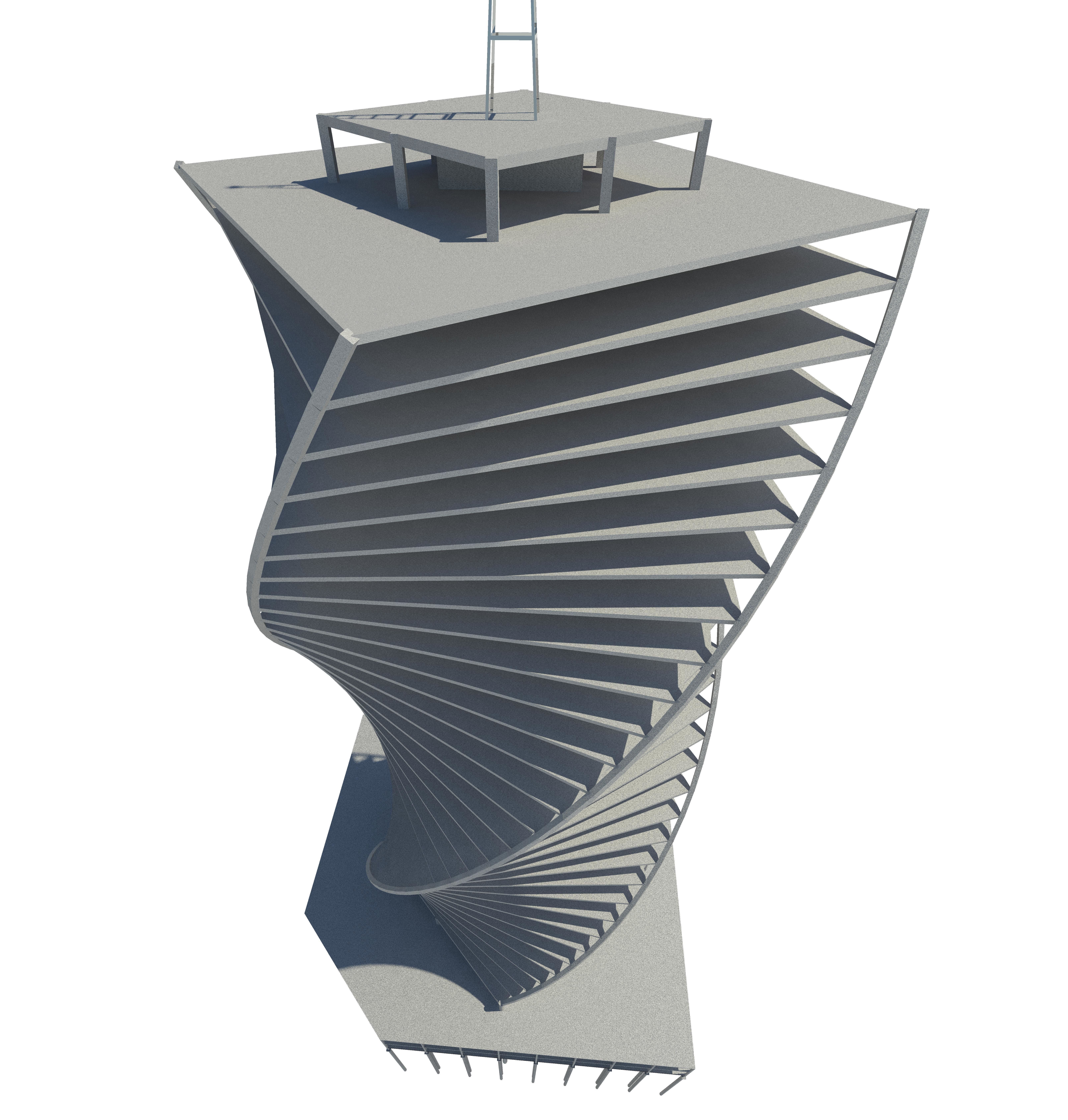 Residential and commercial building Stanczyk 3D model_12