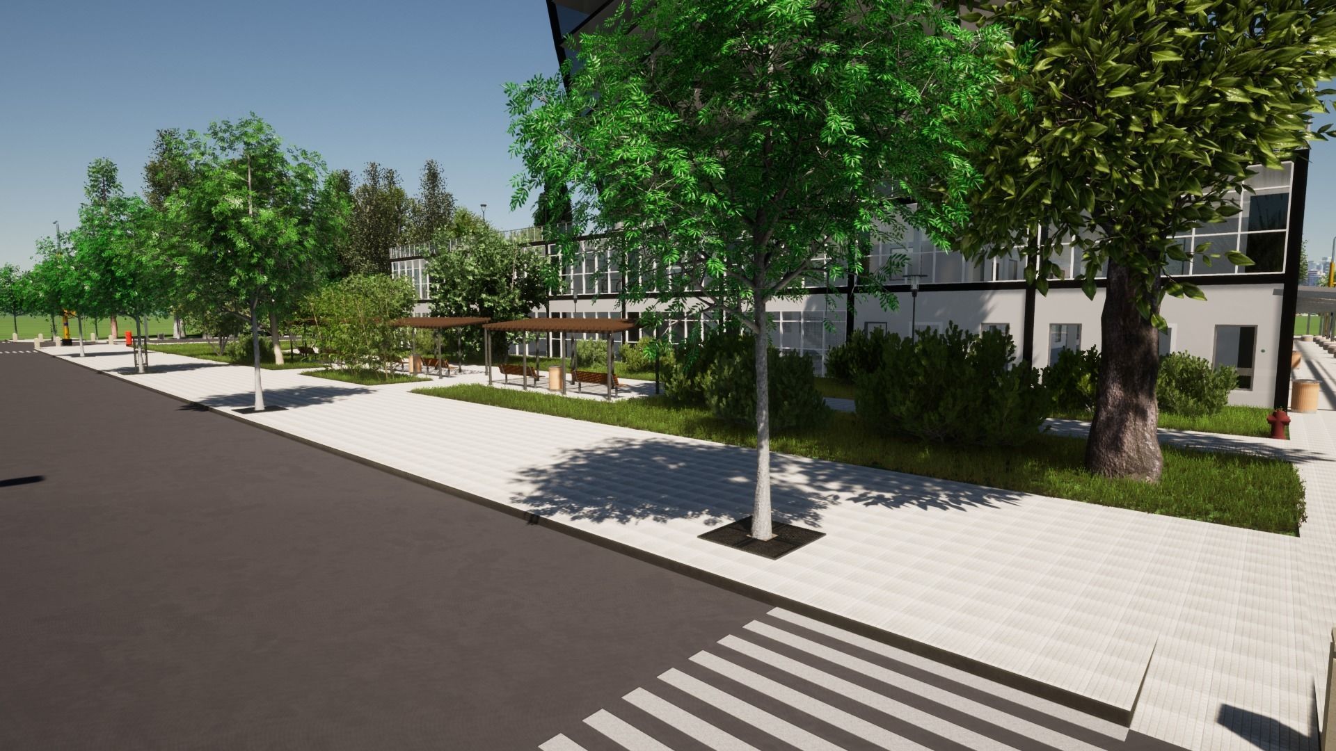 Residential and commercial building Stanczyk 3D model_5