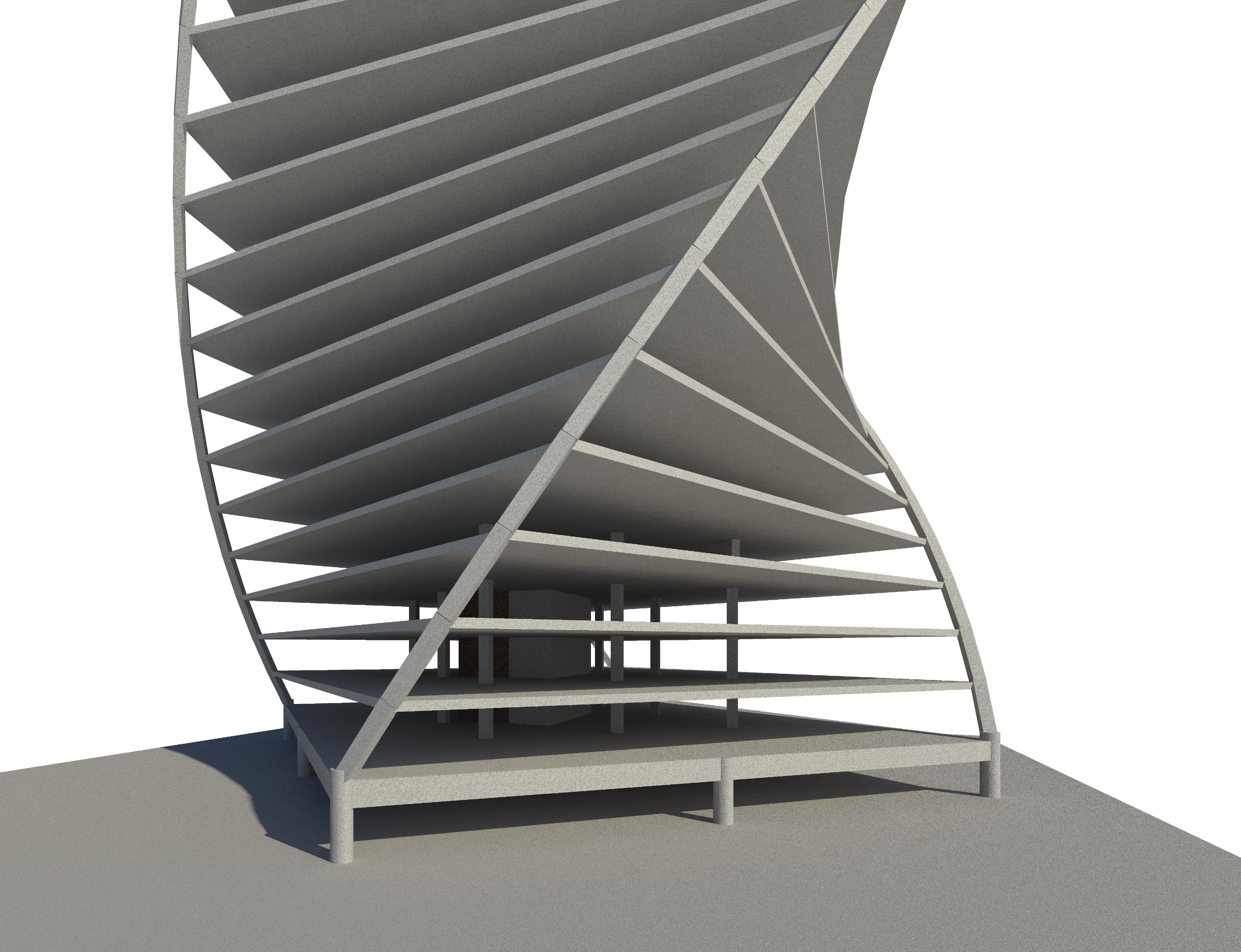 Residential and commercial building Stanczyk 3D model_17