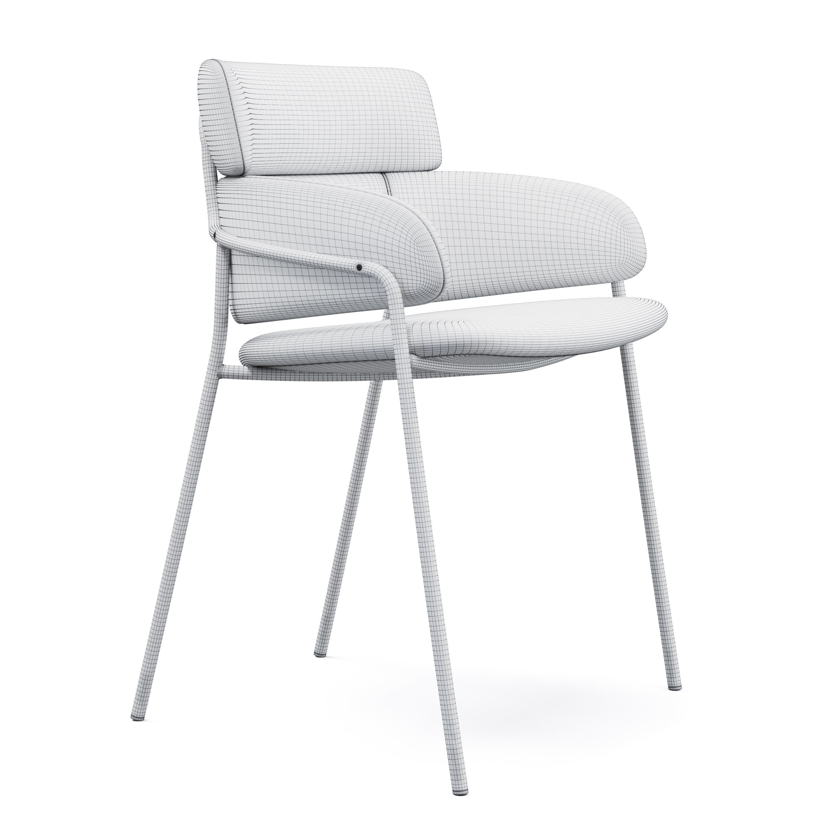 Strike Chair 3D model_3