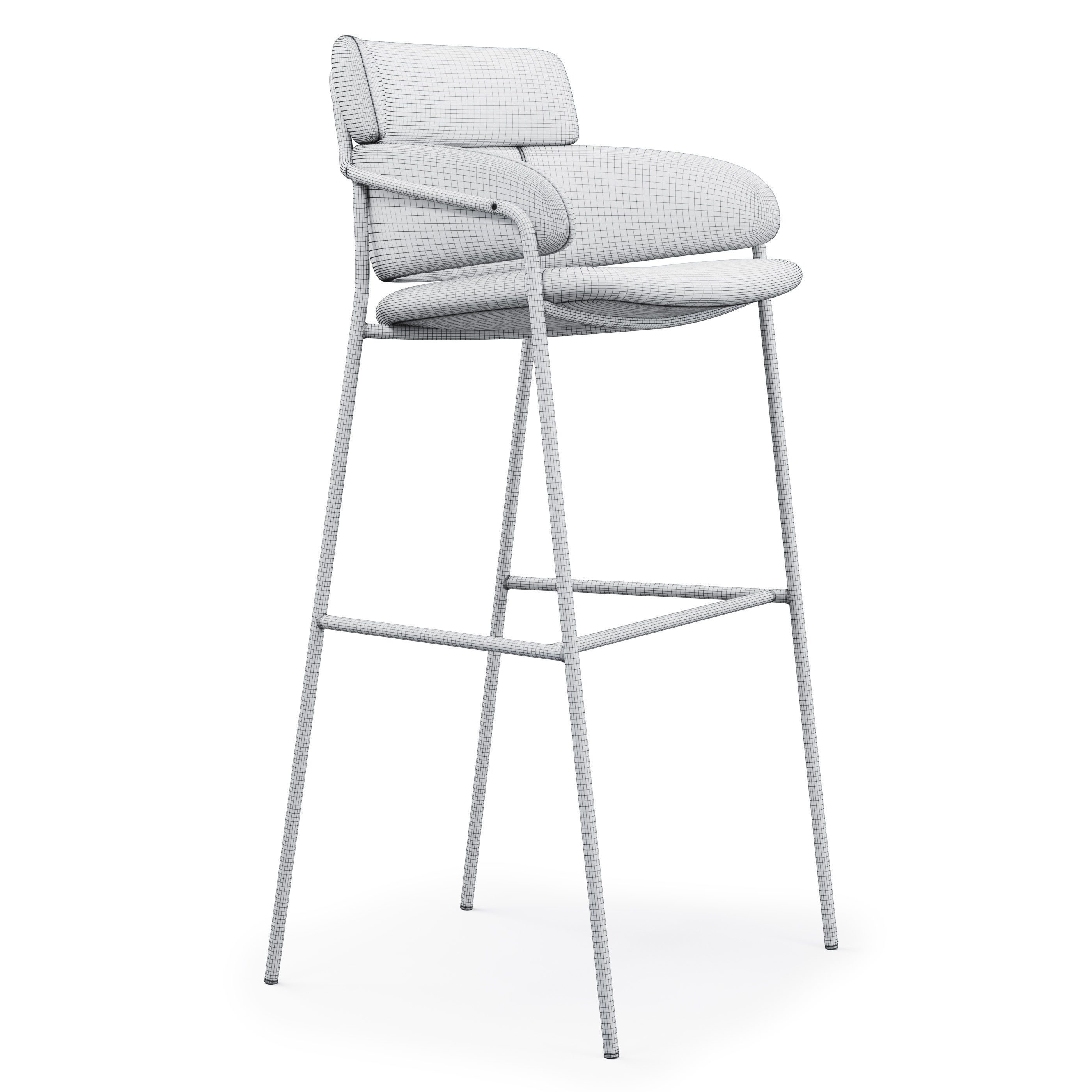Strike Chair 3D model_7