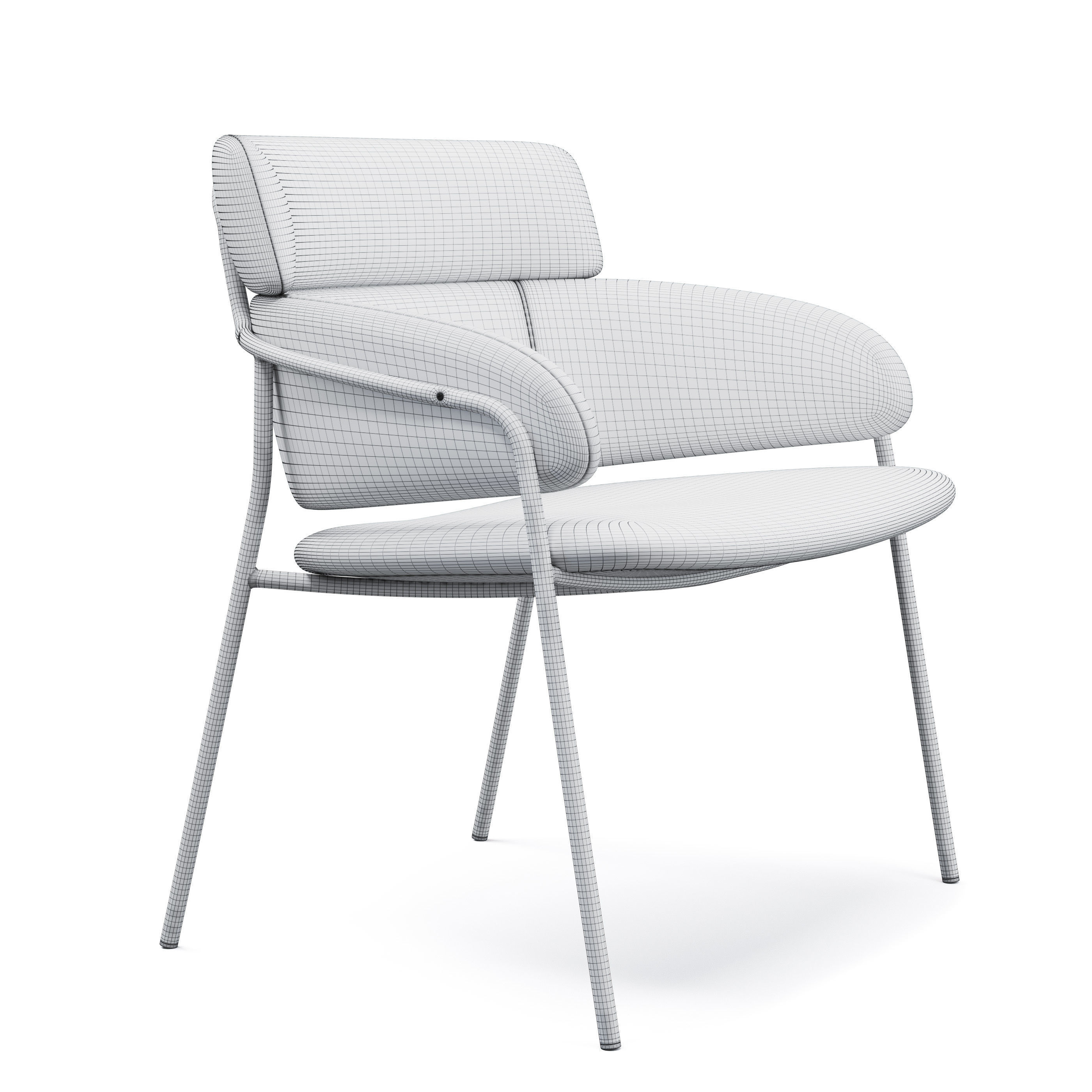 Strike Chair 3D model_5