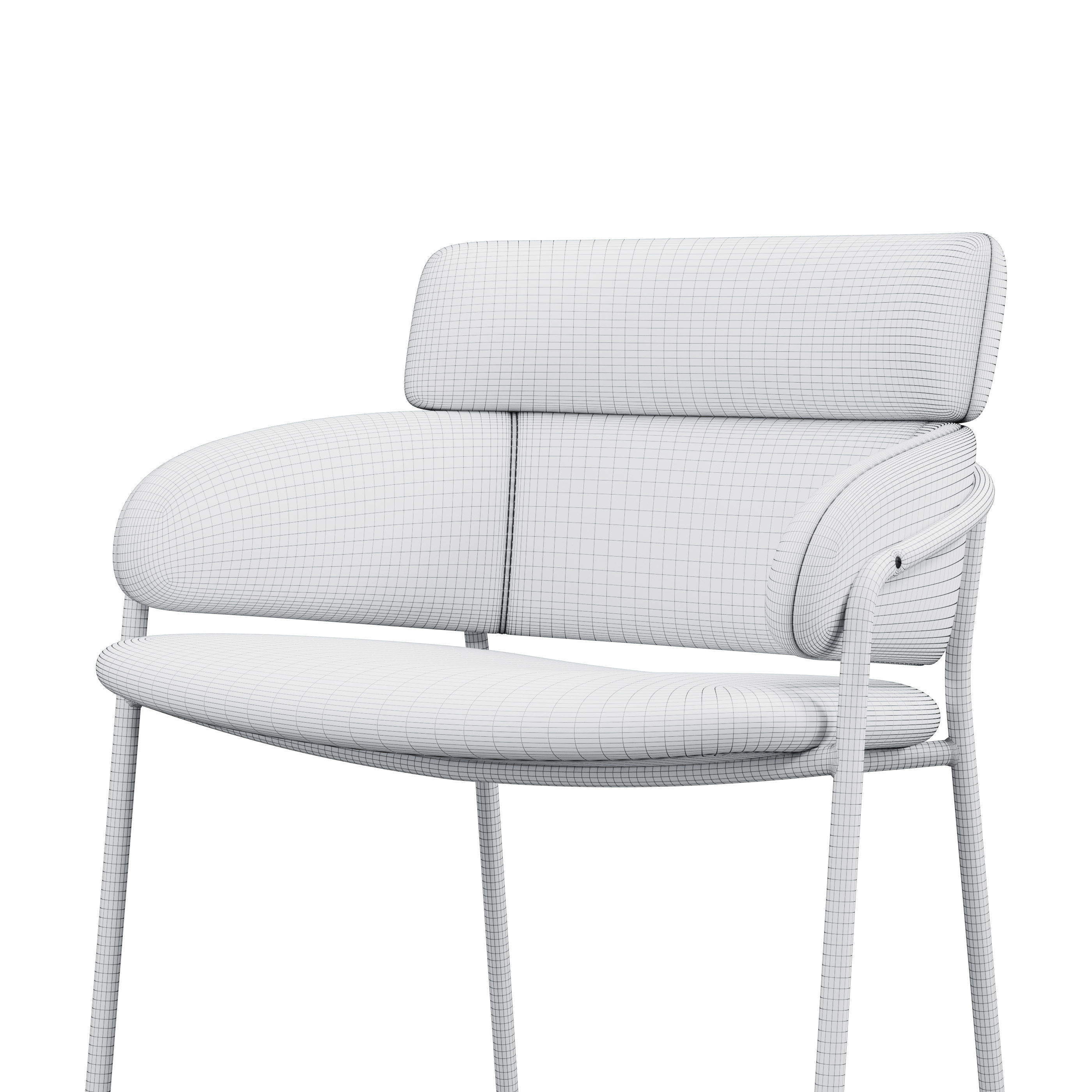 Strike Chair 3D model_9