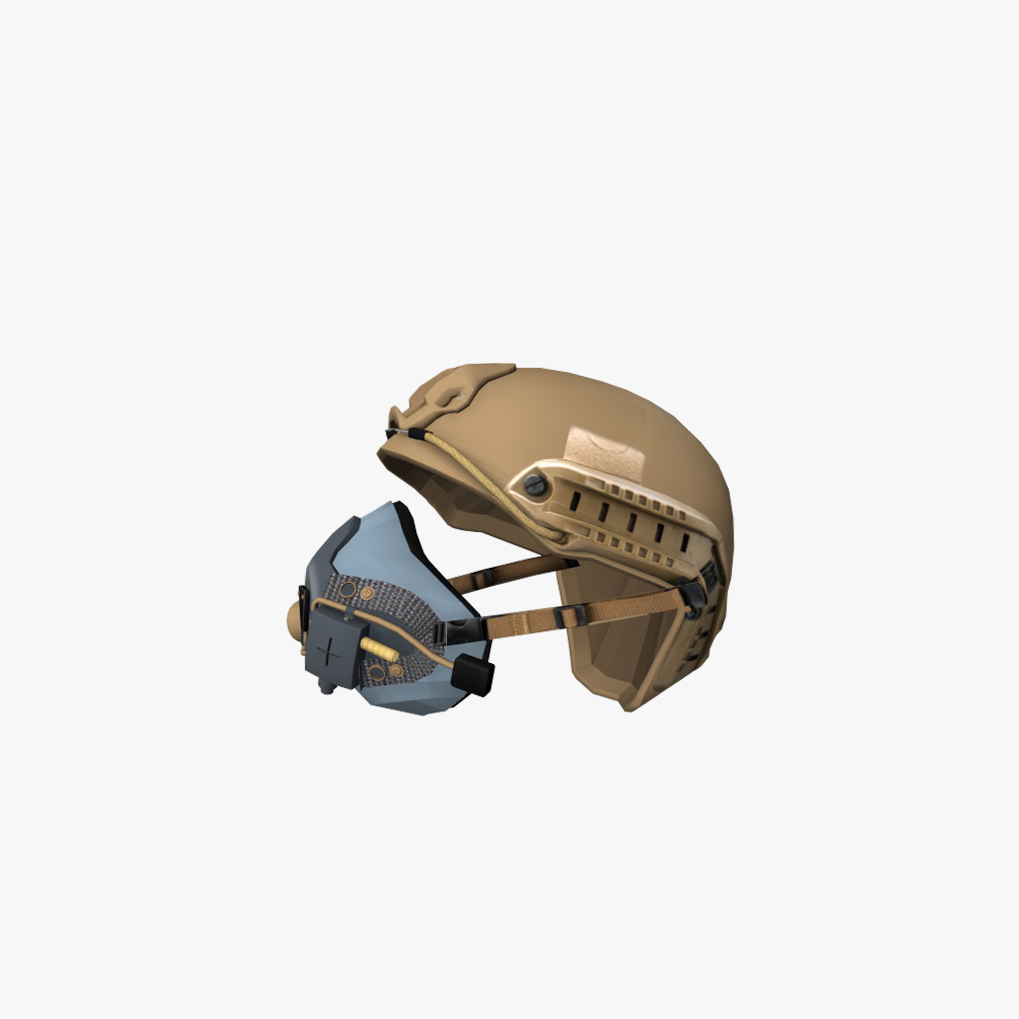 Halo Helmet 3D model_3