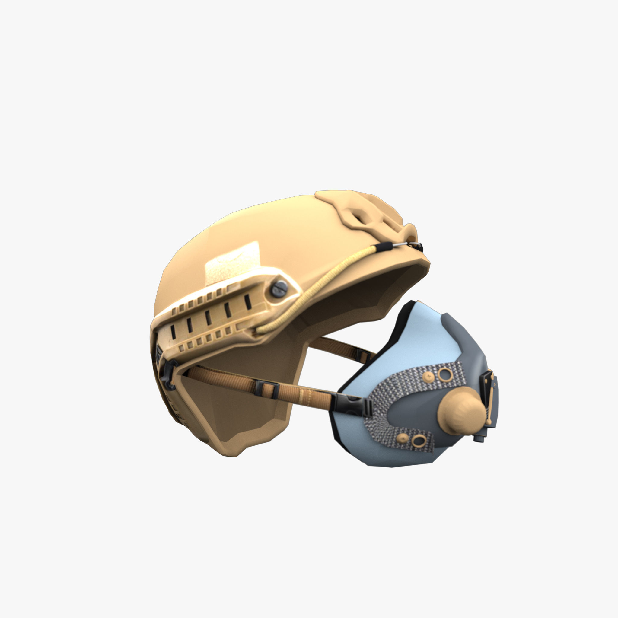 Halo Helmet 3D model_1