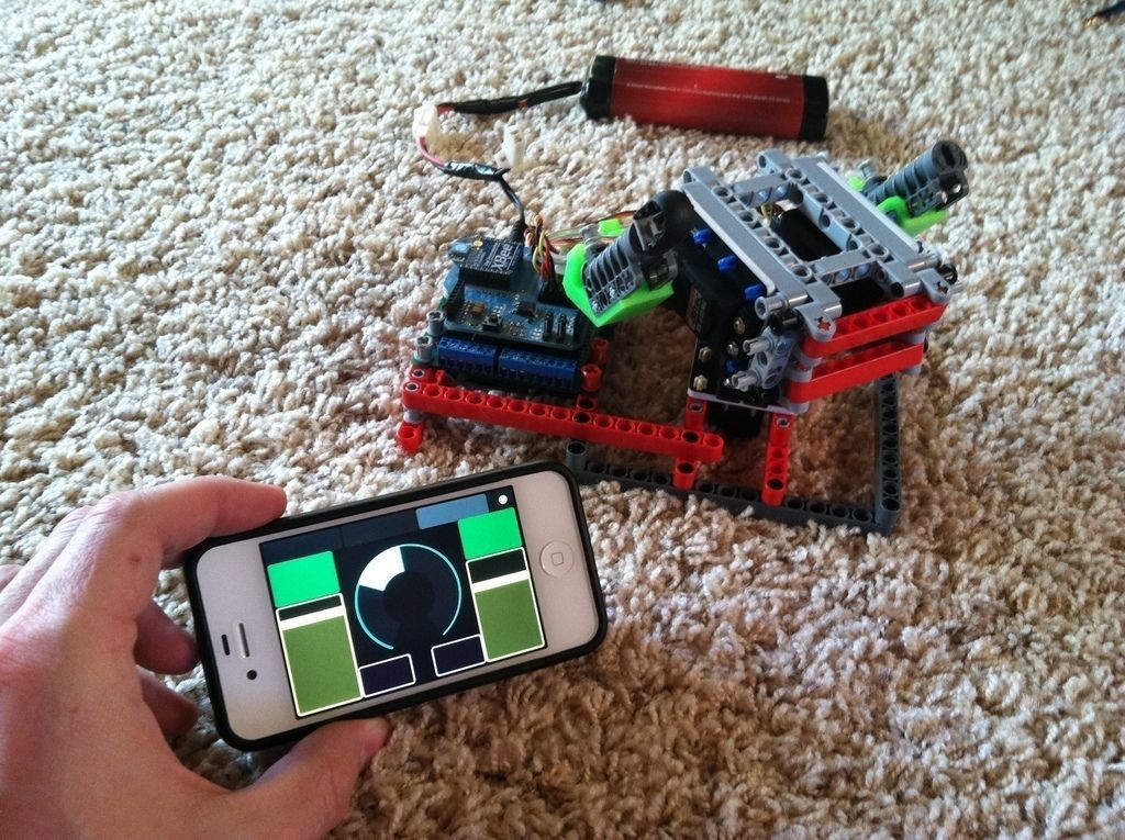 Lego Servo Turret System Free 3D print model_9