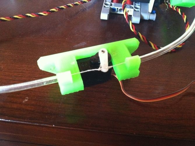 Lego Servo Turret System Free 3D print model
