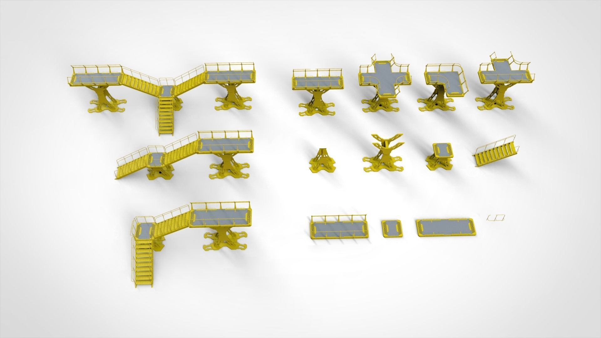 Sci Fi Modular Environment 8 3D model_2