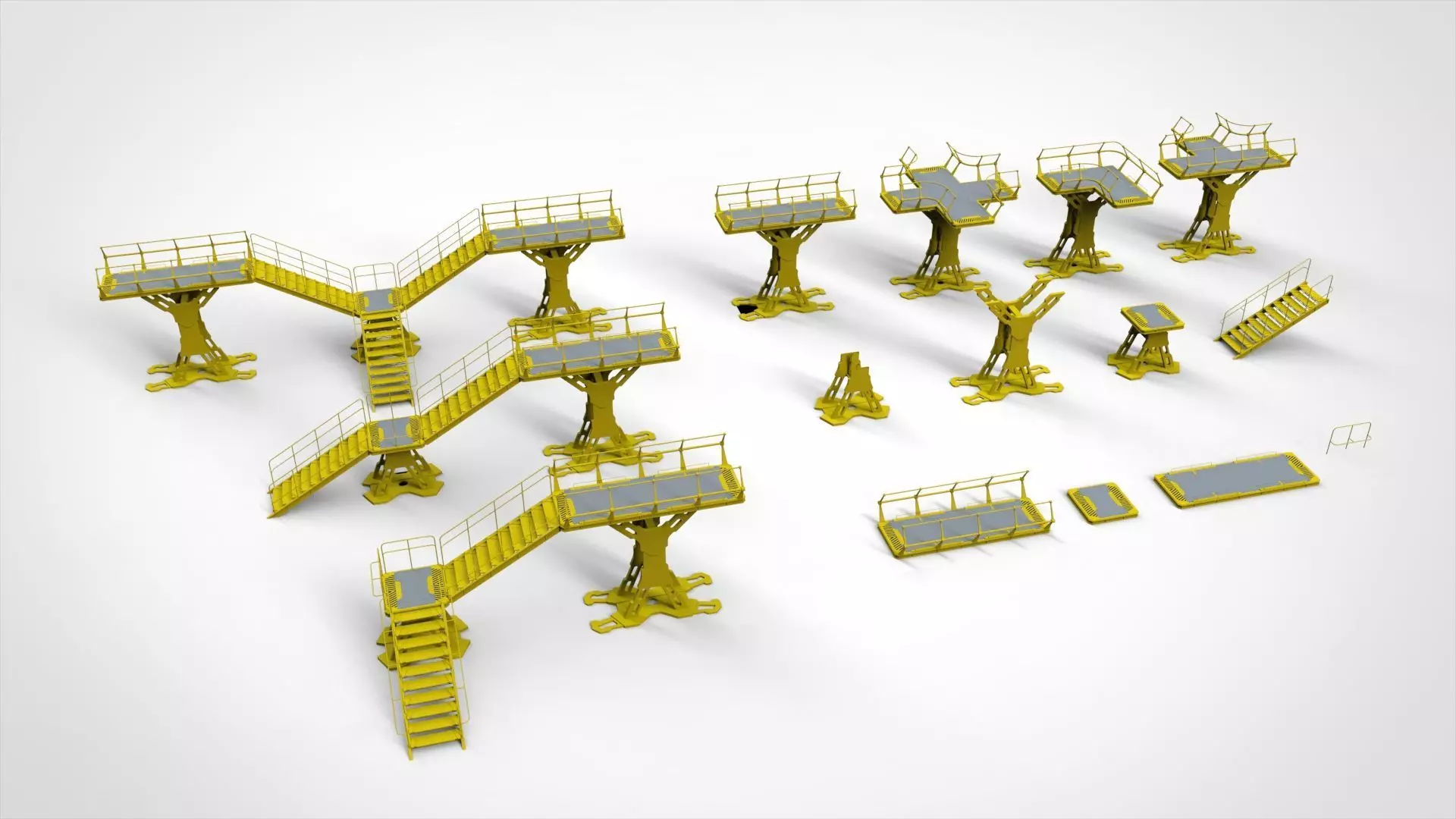 Sci Fi Modular Environment 8 3D model_0