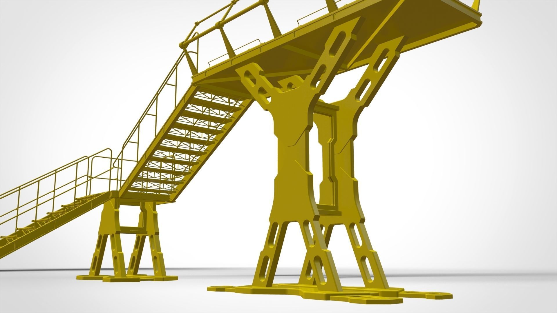 Sci Fi Modular Environment 8 3D model_8