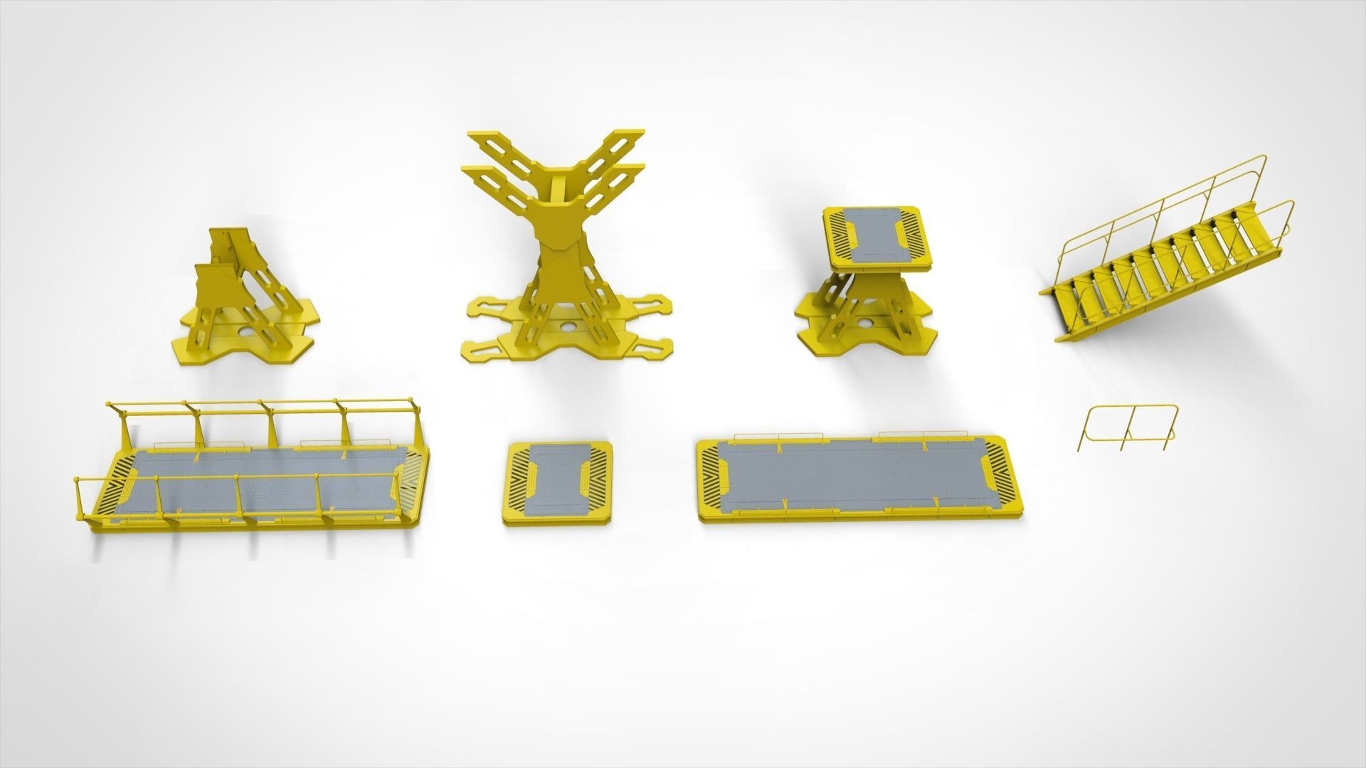 Sci Fi Modular Environment 8 3D model_21