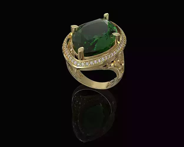 Marquise antique ring