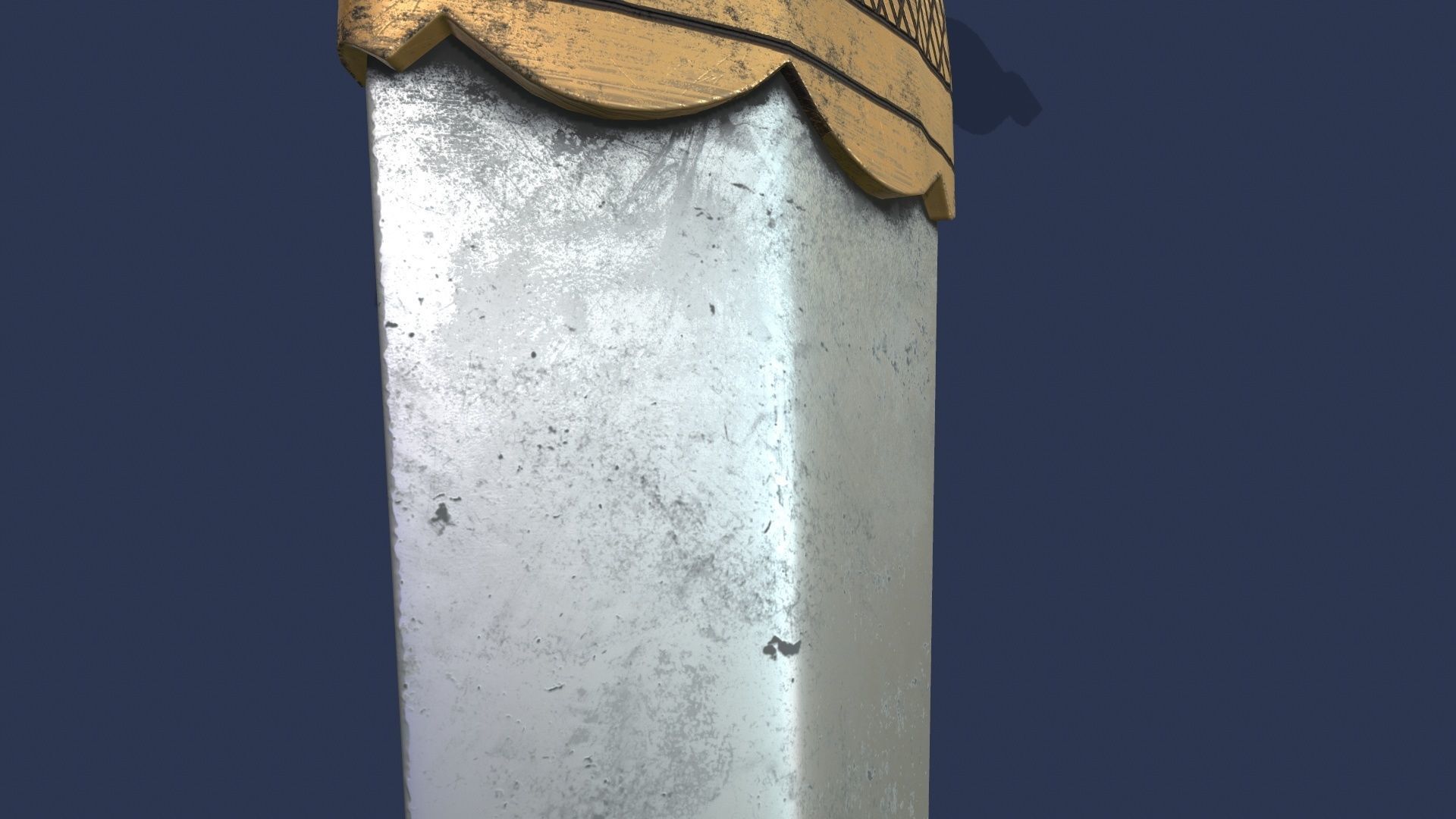 Oriental Dagger Low-poly 3D model_5