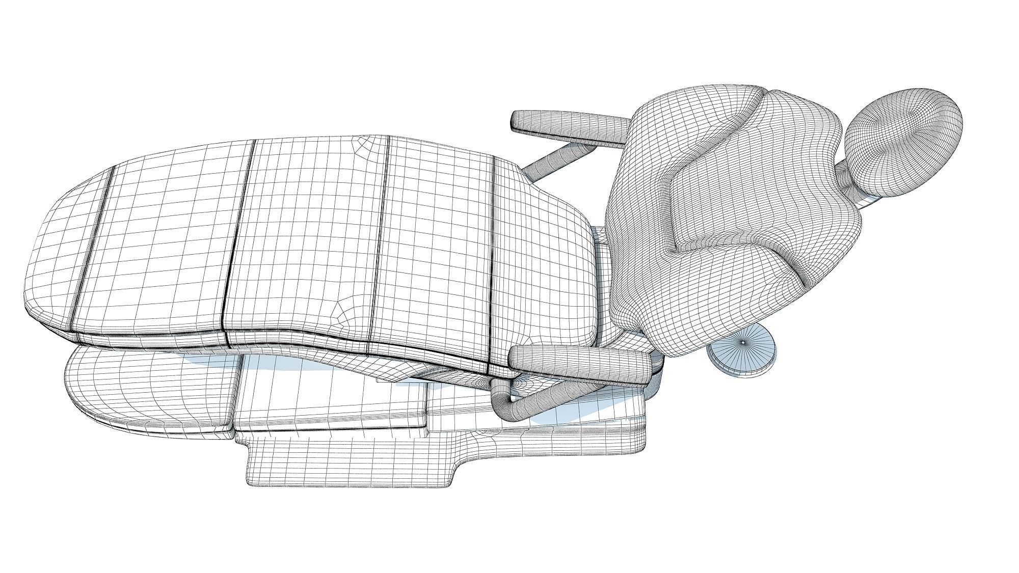 Dental Chair 3D model_14