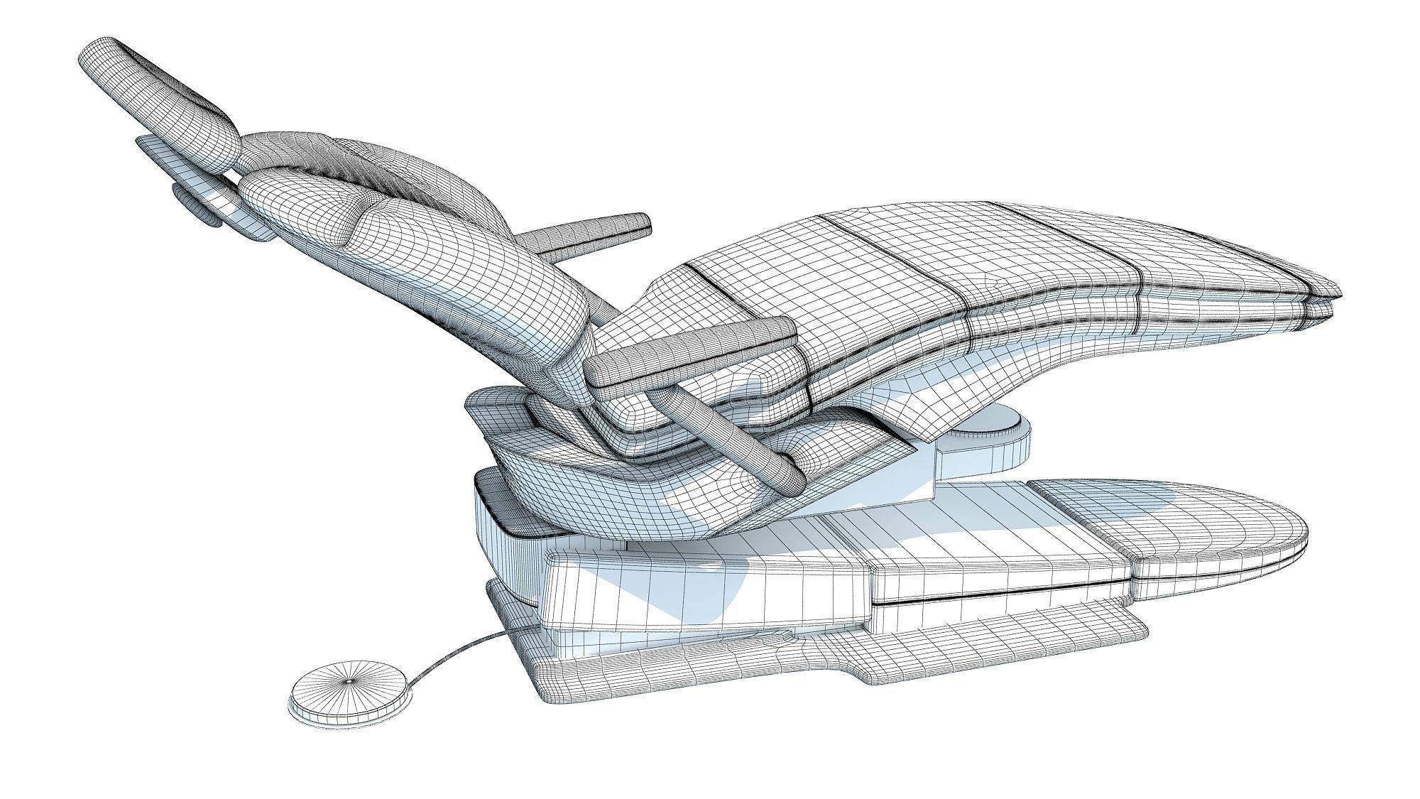 Dental Chair 3D model_12