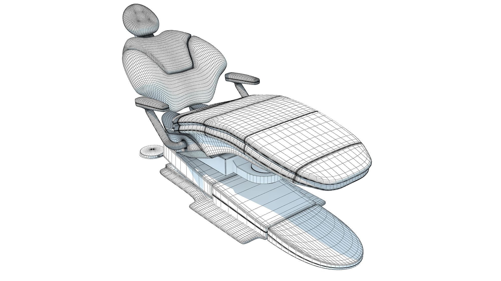 Dental Chair 3D model_13
