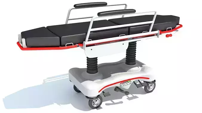 Medical Stretcher 3D model