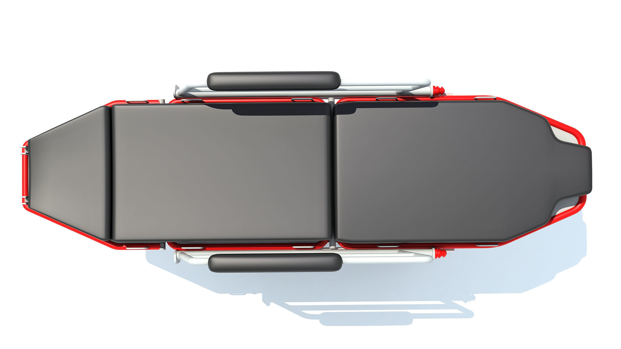 Medical Stretcher 3D model_10