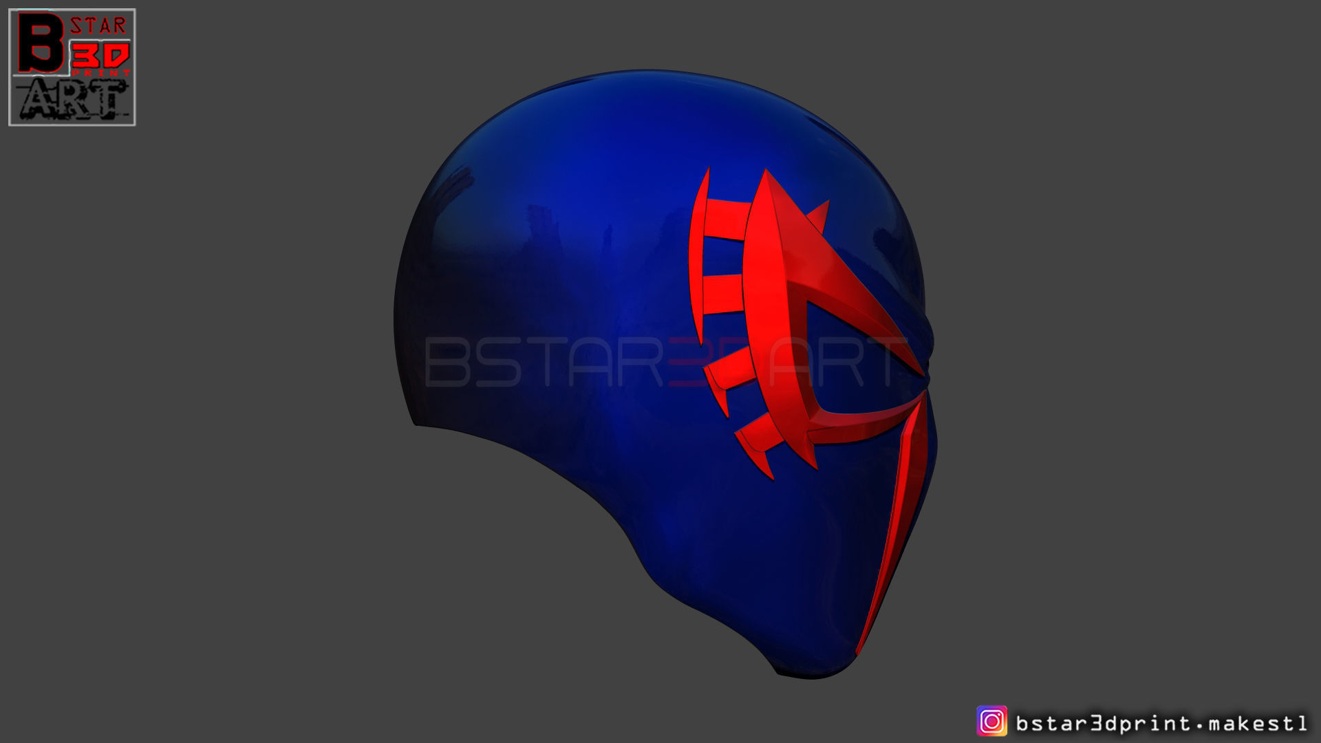 Spider Man 2099 mask -Spider man Helmet - Marvel comics 3D print model_4